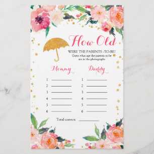 金ゴールドフローラ4月シャワー両親は何歳