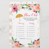 金ゴールドフローラ4月シャワー両親は何歳 (正面/裏面)