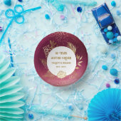 金ゴールドフローラ40周年ルビー結婚ズ ペーパーボウル (パーティー)