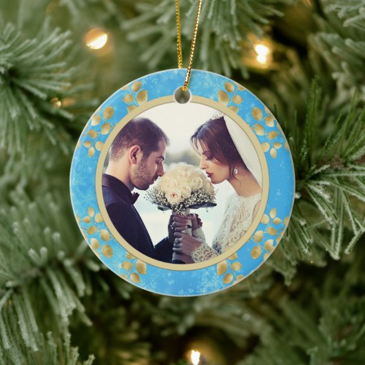 金ゴールドフローラ セラミックオーナメント (ツリー)