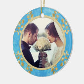 金ゴールドフローラ セラミックオーナメント (左)