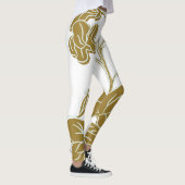 金ゴールドフローラ レギンス (右)