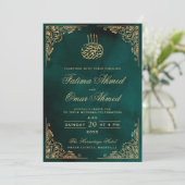 金ゴールドフ華美レムイスラム結婚教徒 招待状 (スタンド正面)