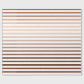 金ゴールドブグラデーションロストライプン結婚ズ ラッピングペーパー (フラット)