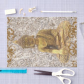 金ゴールドブッダゴールデンフローラ花 薄葉紙 (クラフト)