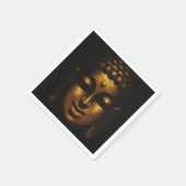 金ゴールドブッダ顔紙ナプキンス スタンダードカクテルナプキン (角)