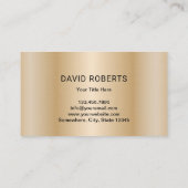 金ゴールドブッチャーミートクリーバーミート&家禽市場 名刺 (裏面)