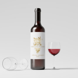 金ゴールドブドウワイナリーワインビジネス ワインラベル