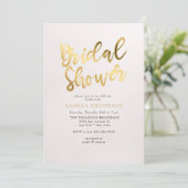 金ゴールドブライダルシャワー 招待状 (スタンド正面)