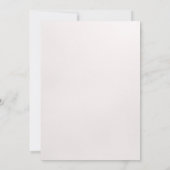 金ゴールドブライダルシャワー 招待状 (裏面)