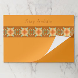 金ゴールドブラウンアンドピーチ ペーパーパッド