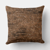 金ゴールドブラウングリッターストライプ数 クッション (裏面)