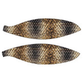 金ゴールドブラウンブラックアイボリースネークスキン バスケットボール (パネル)