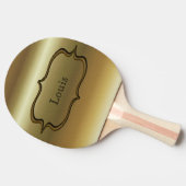 金ゴールドブラケット 卓球ラケット (横)