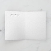 金ゴールドブラシストロークサンキューカード サンキューカード (内部)