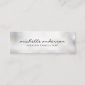 金ゴールドブラシフェイクド |《写真》ぼけ味 スキニー名刺 (正面)