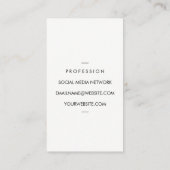 金ゴールドブラシフェイクド | QRコード 名刺 (裏面)