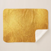 金ゴールドブラシメタル シェルパブランケット (正面(横))