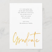 金ゴールドブラシ卒業写真研究科 案内状 (裏面)