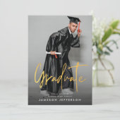 金ゴールドブラシ卒業写真研究科 案内状 (スタンド正面)