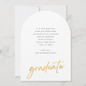 金ゴールドブラシ高校卒業写真発表会 招待状 (裏面)