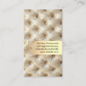 金ゴールドブラシ | クッション付き詰めマテリアル 名刺 (裏面)