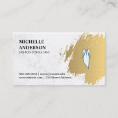 金ゴールドブラシ | Wardrobeアーティスト |ファッションデザイナ 名刺 (正面)