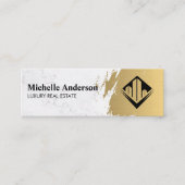 金ゴールドブラシ | Wardrobeアーティスト |不動産実在代理業者 スキニー名刺 (正面)
