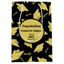 金ゴールドブラックおもしろいパーティー上の卒業キャップ