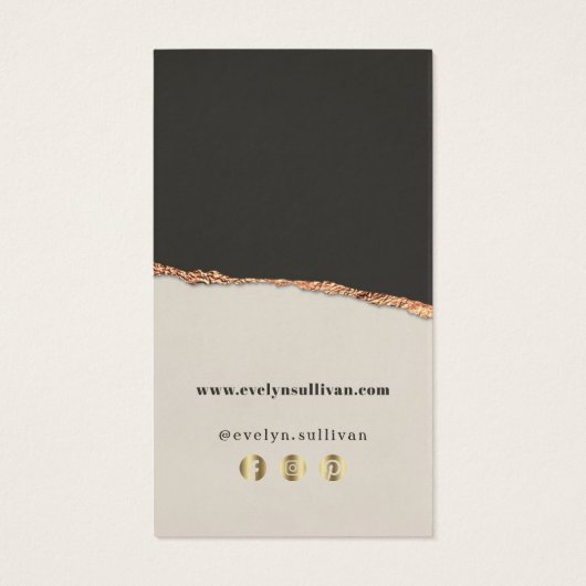 金ゴールドブラックきらめく紙パッケージの挿入 (裏面)