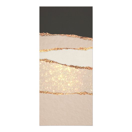 金ゴールドブラックきらめく紙価格表 ラックカード (裏面)