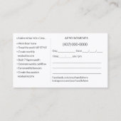 金ゴールドブラックの写真旅行代理店 名刺 (裏面)