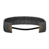 金ゴールドブラックの金属箔ミツバチ アスレチックヘッドバンド (裏面)