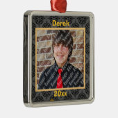 金ゴールドブラックアンドグレーダマスクキープスクオーナメント メタルオーナメント (右)