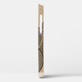 金ゴールドブラックアークホイール：抽象芸術 Case-Mate iPhoneケース (裏面 / 左)