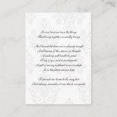 金ゴールドブラックウィッシングウェルカード エンクロージャーカード (裏面)