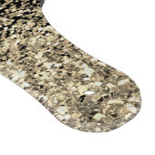 金ゴールドブラックグリッタースクリプトモノグラムガーリー名 カッティングボード (角)