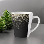 金ゴールドブラックグリッタースクリプトモノグラムガーリー名 カフェラテマグ<br><div class="desc">ブラックと金ゴールドスパークルグリッタースクリプトモノグラム名ラテコーヒーカップマグカップ。これは、最高の甘い16歳の誕生日、結婚ブライダルシャワー、記念日、赤ちゃんシャワーまたはバチェロレッテギフトを作る誰かがグラームの豪華さとシックなスタイルを愛する。</div>