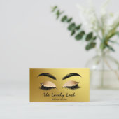 *~*金ゴールドブラックグリッターラッシュの拡張 名刺 (スタンド正面)