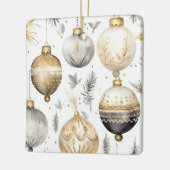 金ゴールドブラックシルバーオーナメントクリスマスオーナメント セラミックオーナメント (左)