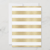 金ゴールドブラックジンルアンドミングルホリデーパーティー 招待状 (裏面)