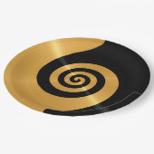 金ゴールドブラックステンレス鋼金属 ペーパープレート (アングル)