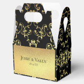 金ゴールドブラックスワールゴシック結婚ズ フェイバーボックス (オープン)