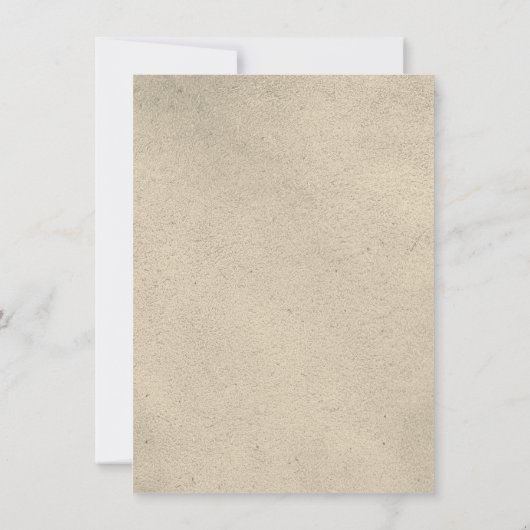 金ゴールドブラックタキシードメンズ21歳の誕生日パーティー招待状 招待状 (裏面)