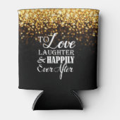 金ゴールドブラックハリウッドグリッツグラム結婚ズ 缶クーラー (正面)