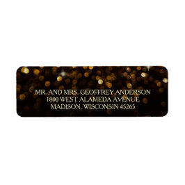 金ゴールドブラックハリウッドグリッツ結婚グラムズラベル ラベル