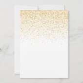 金ゴールドブラックバルーングリッター大晦日パーティーI 招待状 (裏面)