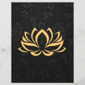 金ゴールドブラックフローラ (裏面)