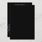 金ゴールドブラックマスカレードボールキンセアニェラ招待状 招待状 (正面/裏面)