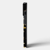 金ゴールドブラックメタリックラグジュアリーファッションメリークリスマス Case-Mate iPhoneケース (裏面 / 左)